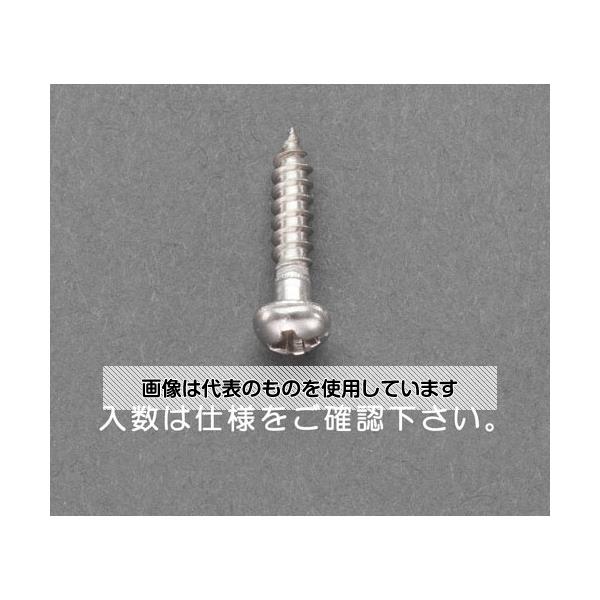 エスコ 5.1x50mm 鍋頭木ねじ(ステンレス製/12本) EA949ED-140 入数：1パック(12本入)