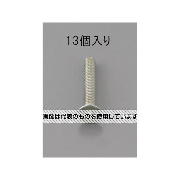 エスコ M3 x 5mm 六角穴付皿頭ボルト 三価クロメート/13本 EA949MC-305 入数：1パック(13本入)