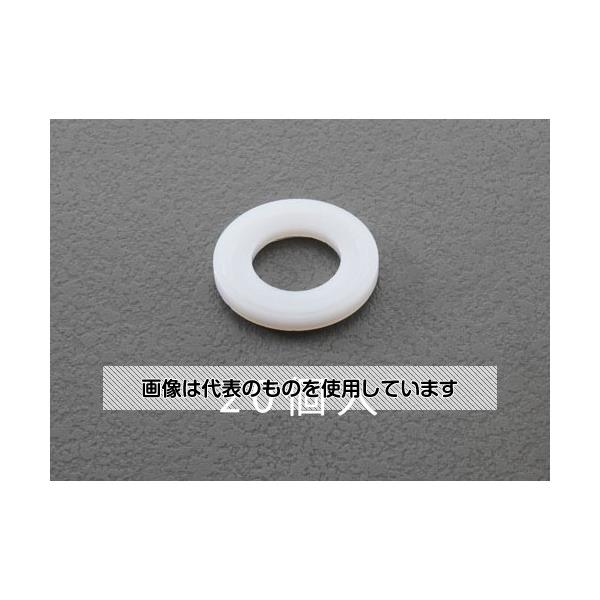 エスコ M8/8.4x16.0x1.6mm 平ワッシャー(ナイロン製/20枚) EA949ZA-82 入数：1パッ...