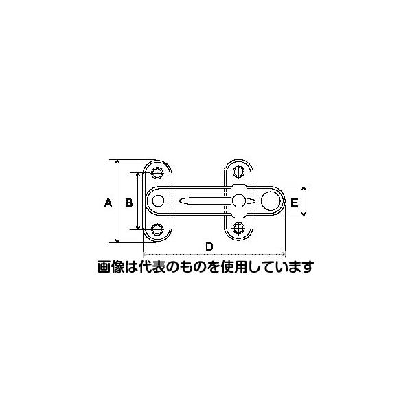 エスコ 72mm ねじ止め打掛(ステンレス製) EA951BP-72 入数：1個