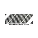 エスコ 200x997mm/2t車グレーチング(U字溝/ノンスリップ細目 EA951TB-42 入数:1枚