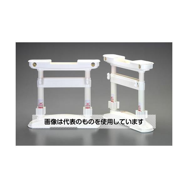 【アズワン AS ONE】実験室設備 工具類 工具、道具 商品の仕様 ●材質：パイプ／樹脂コーティングスチールパイプ成形品／ABS樹脂、EVA ●2つの支点にする事で安定感向上 ●耐圧：約200kg ●取付範囲(高さ)：350/500mm ●脚サイズ：80×360mm(脚サイズとは土台部分のタテ×ヨコです) ●重量：約2.4kg ●入数：2本 ●コード品番／EA979BC-2 【※ご注意ください】商品は代表の画像を使用しています。