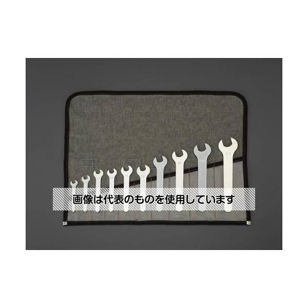 乐天商城 - エスコ 10本組/10-27mm 片口スパナ(薄型) EA615AR 入数：1セット
