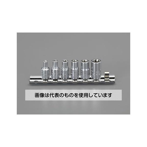 【アズワン AS ONE】実験室設備 工具類 工具、道具 ●エスコオリジナルセット商品です。 商品の仕様 ●差込角：1/4” ●全長：23mm ●サイズ：E4・E5・E6・E7・E8・E10 ●6個組 ●手締めに便利なローレット加工 【※ご注意ください】商品は代表の画像を使用しています。