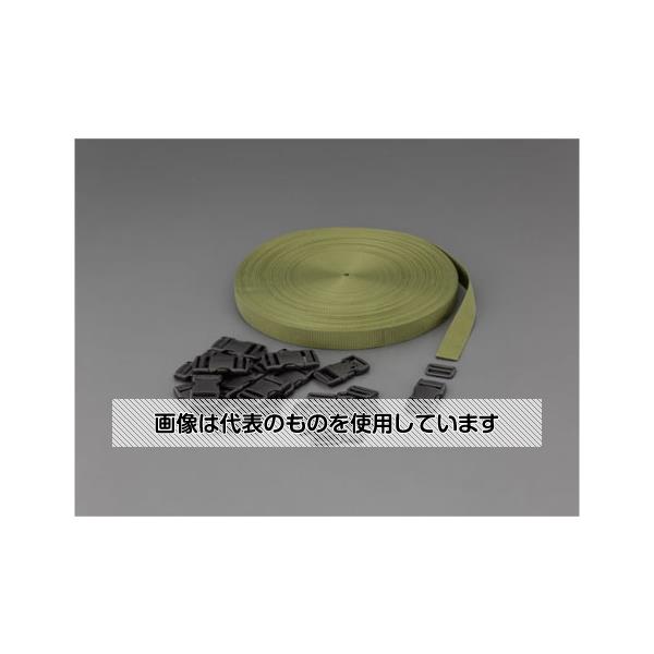 【アズワン AS ONE】実験室設備 工具類 工具、道具 ●エスコオリジナルセット商品です。 商品の仕様 ●長さ：50m ●材質：ポリプロピレン ●経糸と緯糸を交互に織りあわせているので、丈夫で摩擦に強いバンドです。 ●※バックル・アジャスター15個付 ●幅：30mm ●厚み：1.2mm ●コード番号：EA628PT-530 【※ご注意ください】商品は代表の画像を使用しています。