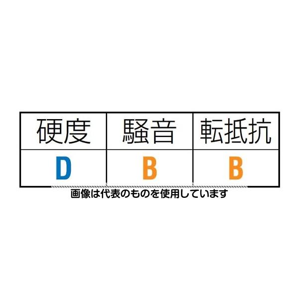 エスコ 200x50mm 車輪(ラバータイヤ・スチールリム・ボールベアリング EA986MH-200 入数：1個