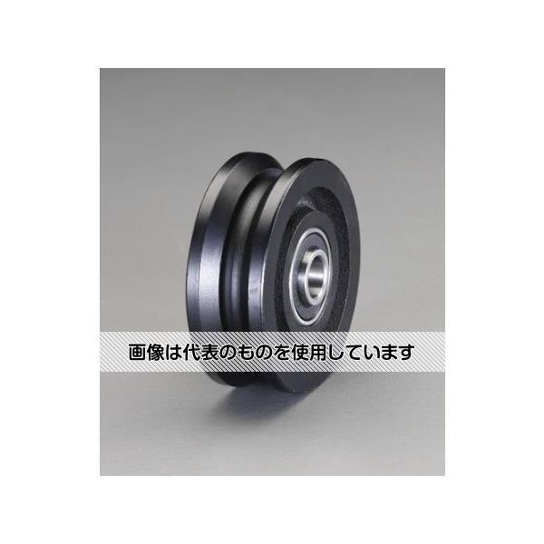 エスコ 60mm 戸車車輪(V型・重量用) EA986VA-260 入数：1個