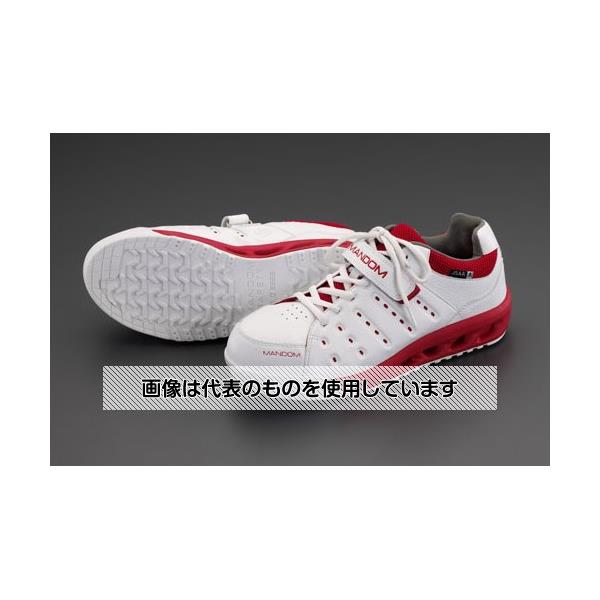 エスコ 29.5cm プロスニーカー(白) EA998RX-295 入数：1足