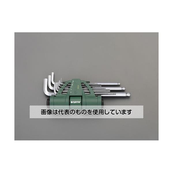 エスコ 2.0-10mm 9本組[Ball Hexagon]キーレンチ EA683AB-90 入数：1セット