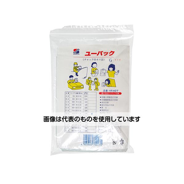 三友産業 チャック付ポリ袋 200mm×140mm×0.04mm 25個入 HR-407 入数：1パック(25個入)