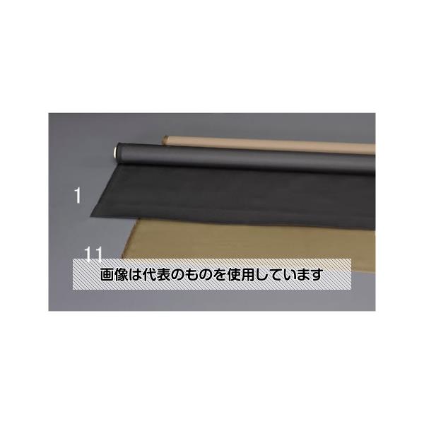 エスコ 1.17x 5m/0.6mm ナイロンシート(裏面PUコート/黒) EA911AS-1 入数:1本