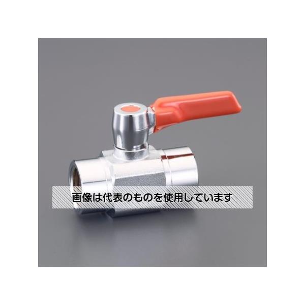 アズワン(AS ONE) Rc3/8"xG3/8" ボールバルブ(真鍮) EA425BW-233 入数：1個