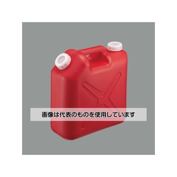 アズワン(AS ONE) 10L ポリタンク(赤/ノズル無/3個) EA508AT-311B 入数：1セット(3...