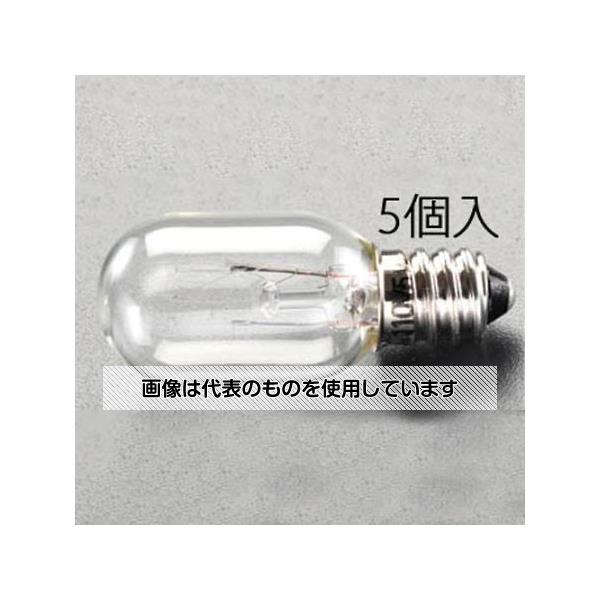 アズワン(AS ONE) 220 V/ 5.0W/E12 中ナツメ球(5個) EA758ZA-196 入数：1箱(5個入)