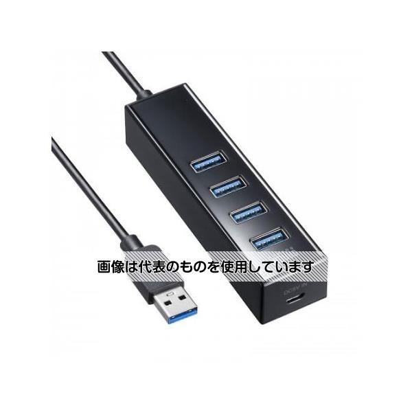 アズワン(AS ONE) [4ポート] USB3.2ハブ(マグネット固定式/1m) EA764AD-80A 入数：1個
