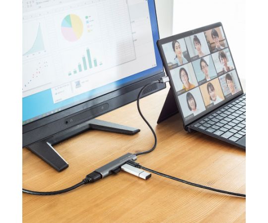 �������(AS ONE) [USB3.2Gen1] 3�ݡ��ȥϥ�(HDMI�ݡ������/������C EA764BY-166 ������1��