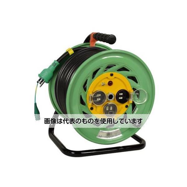 アズワン(AS ONE) AC125V/15A/50m コードリール(防雨・防塵型/アース付 EA815FA-56 入数：1台