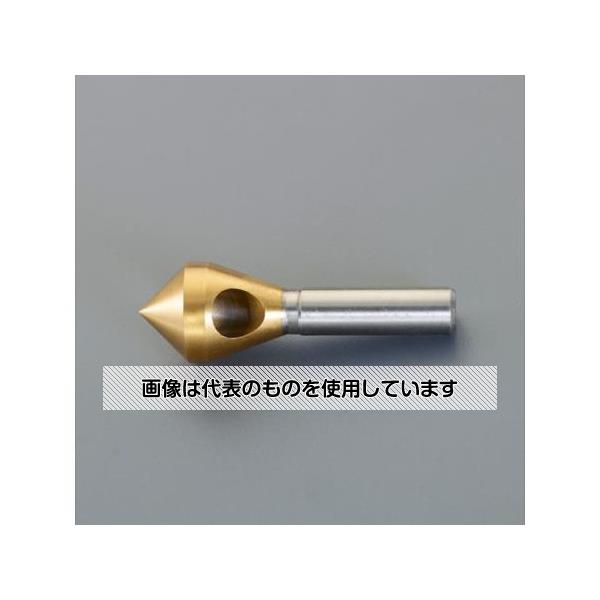 アズワン(AS ONE) 10-15mm カウンターシンク(10mm軸・HSS・TiNコート) EA827FD-23 入数:1本