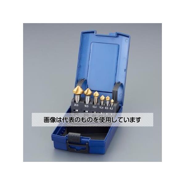 アズワン(AS ONE) 6.3-20.5mm カウンターシンク(6本組・HSS・Tinコート) EA827FE-316 入数:1セット