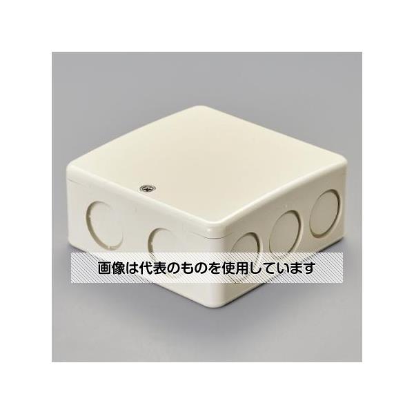 アズワン(AS ONE) 中形四角アウトレットボックス(深型/ノック付/ベージュ) EA947HB-6 入数：1個