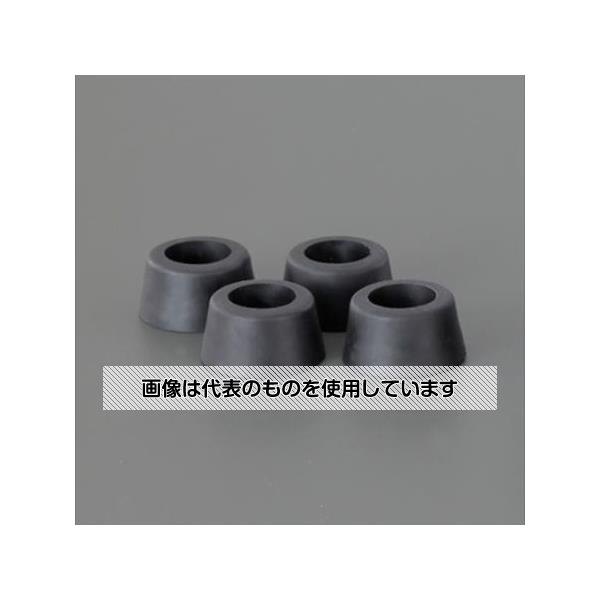 アズワン(AS ONE) φ23x20mm 戸当り(4個/黒) EA951LG-202 入数：1箱(4個入)