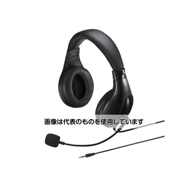 アズワン(AS ONE) 1.8m/4極 ミニプラグヘッドセット EA763BC-27 入数:1個