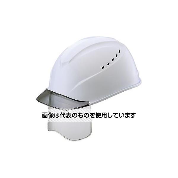 アズワン(AS ONE) ヘルメット(エアライトS/シールド・通気孔付/白) EA998BB-46 入数：1個