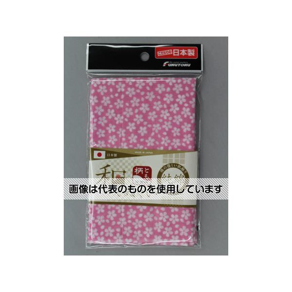 福徳産業 小桜柄　和手ぬぐい　両面柄　100cm　桃 #1917 1枚
