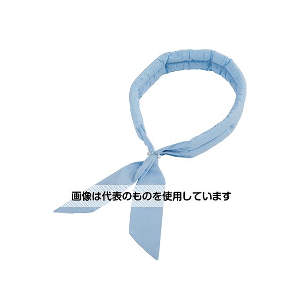 日本緑十字社 熱中症予防対策商品 しろくまのきもち サマースカーフ ライトブルー 375645 入数：1本