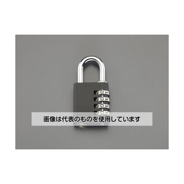 エスコ 37mm チェンジロック(4段・番号設定用キー付) EA983SV-50 入数:1個