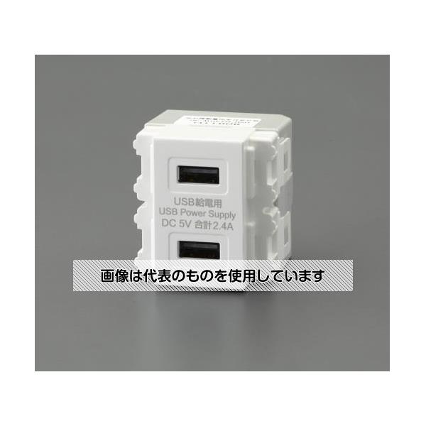 Office - エスコ USB給電用コンセント EA940CF-81 入数：1個