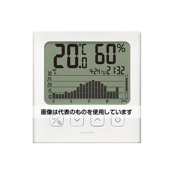 タニタ グラフ付きデジタル温湿度計 TT-580-WH 入数：1個
