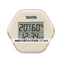 タニタ デジタル温湿度計 アイボリー TT-573-IV 入数：1個