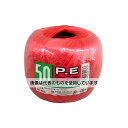 宮島化学工業 PE玉巻テープ 赤 50mm×300m TE003 入数:1巻