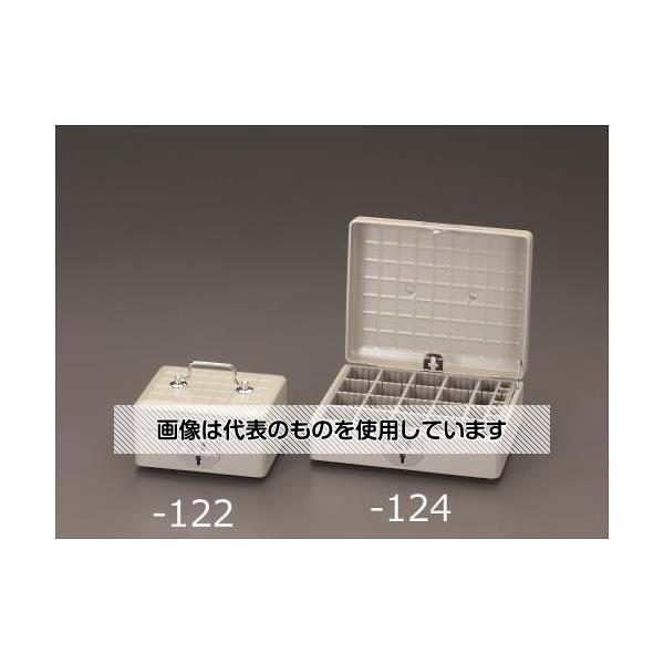 エスコ 221x188x96mm スチール印箱 EA762AD-124 入数：1個