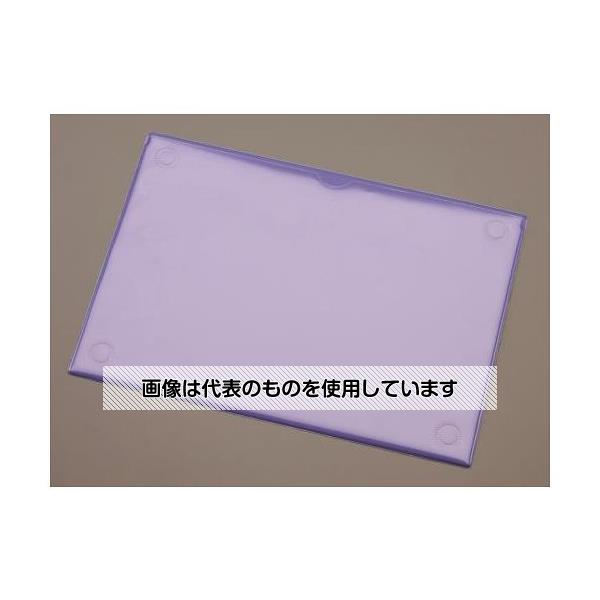 エスコ 215x310mm/A4 マグネットカードケース(青) EA762DB-11A 入数：1個