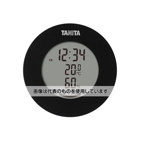 タニタ デジタル温湿度計 ブラック TT-585-BK 入数：1個