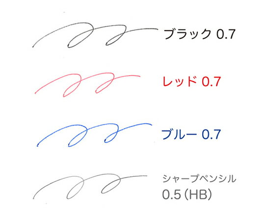 アズワン(AS ONE) 0.5/0.7mm シャープ・ボールペン(黒・赤・青) EA765MG-507 入数...