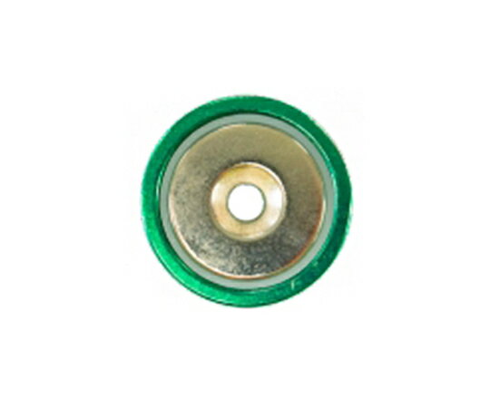 アズワン(AS ONE) φ60x穴8.5mm/115kg 超強力マグネット(黄) EA781EM-74 入数：1個