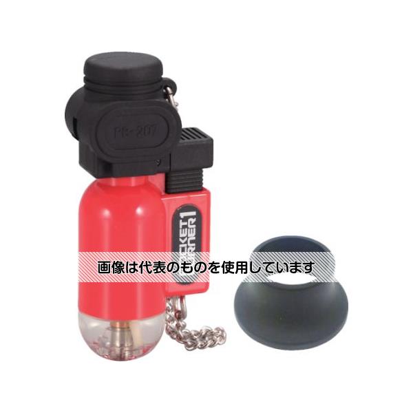 フカシロ ポケットバーナー1 クリアレッド PB1-S-CR 入数：1個