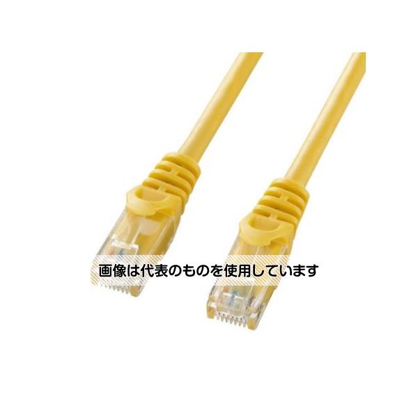アズワン(AS ONE) 5 m LANケーブル(CAT6/エコパッケージ/イエロー) EA764BB-355 入数：1個