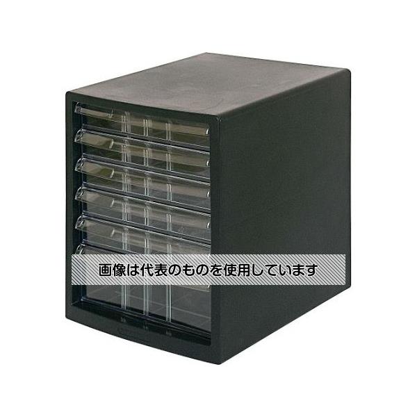 【アズワン AS ONE】実験室設備 事務用品・OAデスク 事務用保管・整理用品 ●仕切板対応引出しタイプ仕切り板が取り付けできるので小物の整理、収納に便利です 商品の仕様 ●サイズ(W×D×H)mm：278×350×345 ●引出し：A4浅型×5 A4深型×1 ●材質：本体／ポリプロピレン 引出し／スチロール樹脂 ●重量：2.7kg ●色：黒 ●付属品：タイトルシール付 本体すべり止め付 ●エコマーク取得商品 【※ご注意ください】商品は代表の画像を使用しています。
