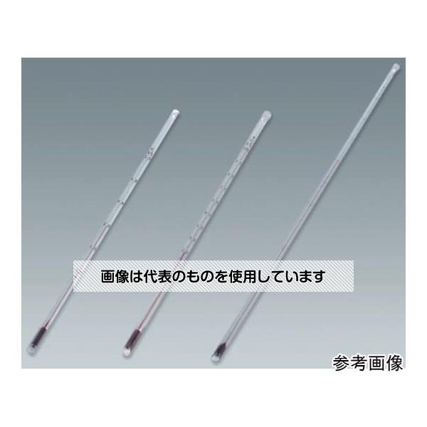 日本計量器工業 ガラスビニールコーティング温度計 450mm 0~50℃ 入数：1個