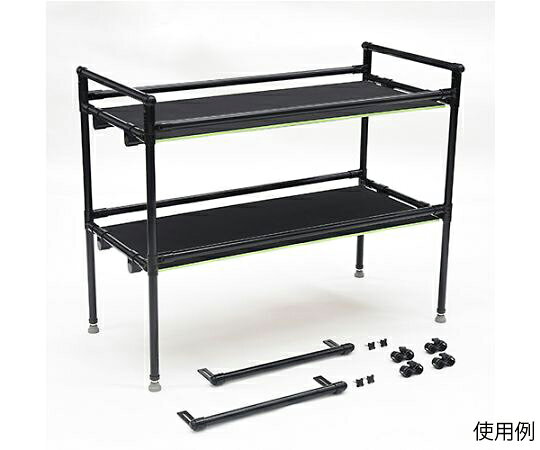 アズワン(AS ONE) 1046x557x939mm/2段 車載ラック棚 EA957-306 入数:1セット [2]