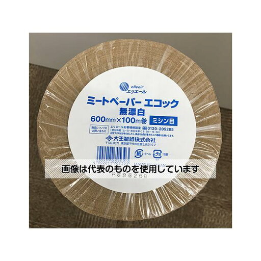 アズワン(AS ONE) エリエール ミートペーパー エコック 無漂白 ミシン目 6本 703539 入数:1ケース(6本入) アズワン(AS ONE) エリエール ミートペーパー エコック 無漂白 ミシン目 6本 703539 入数:1ケース(6本入)