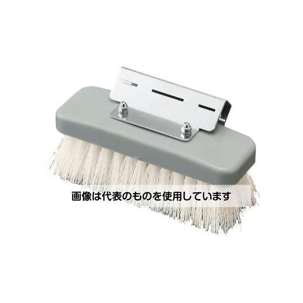 【アズワン AS ONE】実験室設備 清掃用品 清掃関連品 ●樹脂部分は抗菌加工、金具部分はステンレス製で耐薬品性、耐腐食性、耐熱性があります。 ●管理区域ごとに清掃ツールを色分けすることで、効果的な衛生管理が可能です。 商品の仕様 ●材質：甲、毛／PP ジョイント／ステンレス ●毛丈：45mm ●ブラシサイズ：約180×54mm ●カラー：白 ●高圧蒸気滅菌対応 ●薬品(次亜塩素酸ナトリウム)消毒対応 ●適合ハンドル：EA928AY-501〜-505 ●JANコード：4550061631638 【※ご注意ください】商品は代表の画像を使用しています。