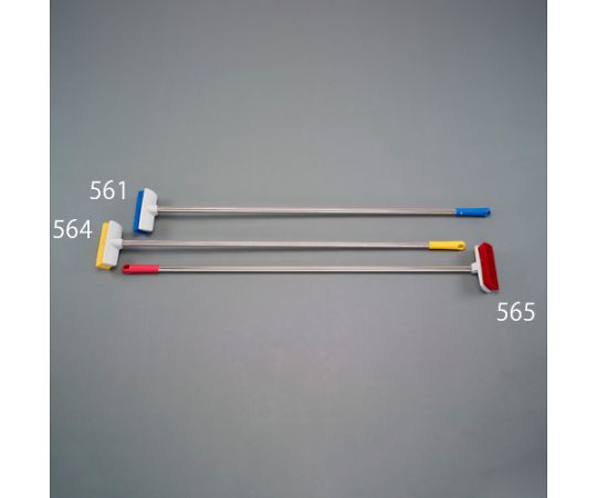 アズワン(AS ONE) 180x1360mm デッキブラシ(黄) EA928AY-564 入数：1本