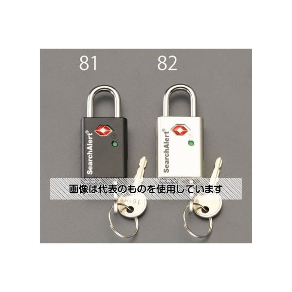 エスコ 33mm パドロック(シルバー) EA983S-82 入数：1個