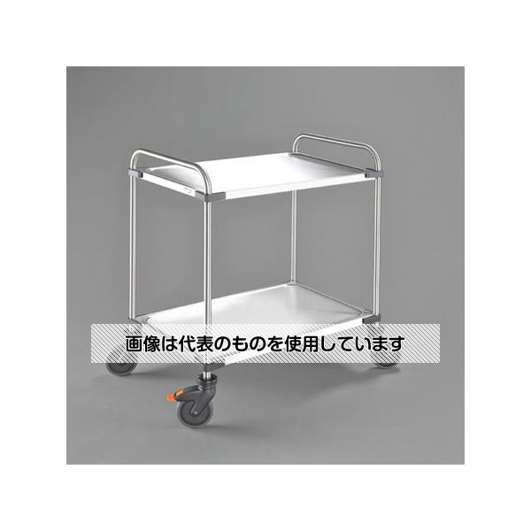 アズワン(AS ONE) 800x500mm/120kg 運搬車(二段/ブレーキ付/sus EA520BE-76 入数：1台
