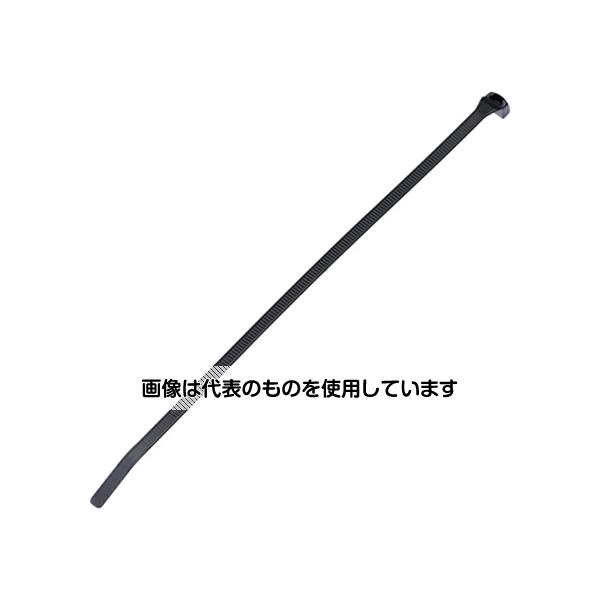 アズワン(AS ONE) ナイロン結束バンド コンタータイ 耐熱性タイプ 黒 4.8×356×1.3 ...
